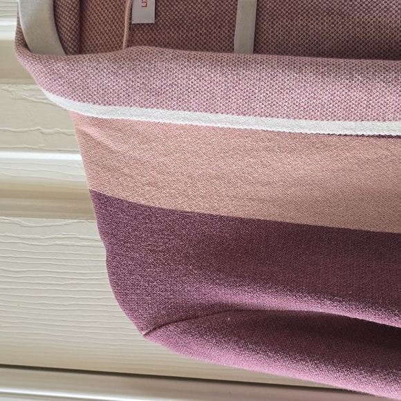 LIZ CLAIBORNE WOMEN'S MULTIPLE MAUVES AND WHITE LONG OPEN CARDIGAN SIZE LARGE - Picture 4 of 16